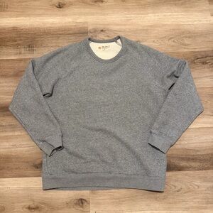 Mollusk California Men's Size XL Gray Fleece Lined Crewneck Sweatshirt USA